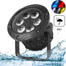 100W Waterproof Par Light DMX512 RGBW Strobe Outdoor Garden Party Stage Lighting