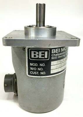 BEI K25-P-H-256-G-X-S-2 Encoder Tachometer 19-Pin Solid Shaft