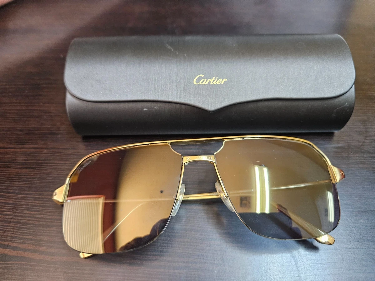 Cartier top mirror sunglasses