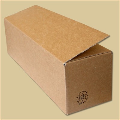 Karton Faltkarton Faltschachteln 415 x 115 x 115 mm einwellig vollüberlappend