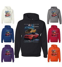 Licensed Ford Mustang Hoodie American Muscle Shelby Raptor Boss 302 Sweatshirt