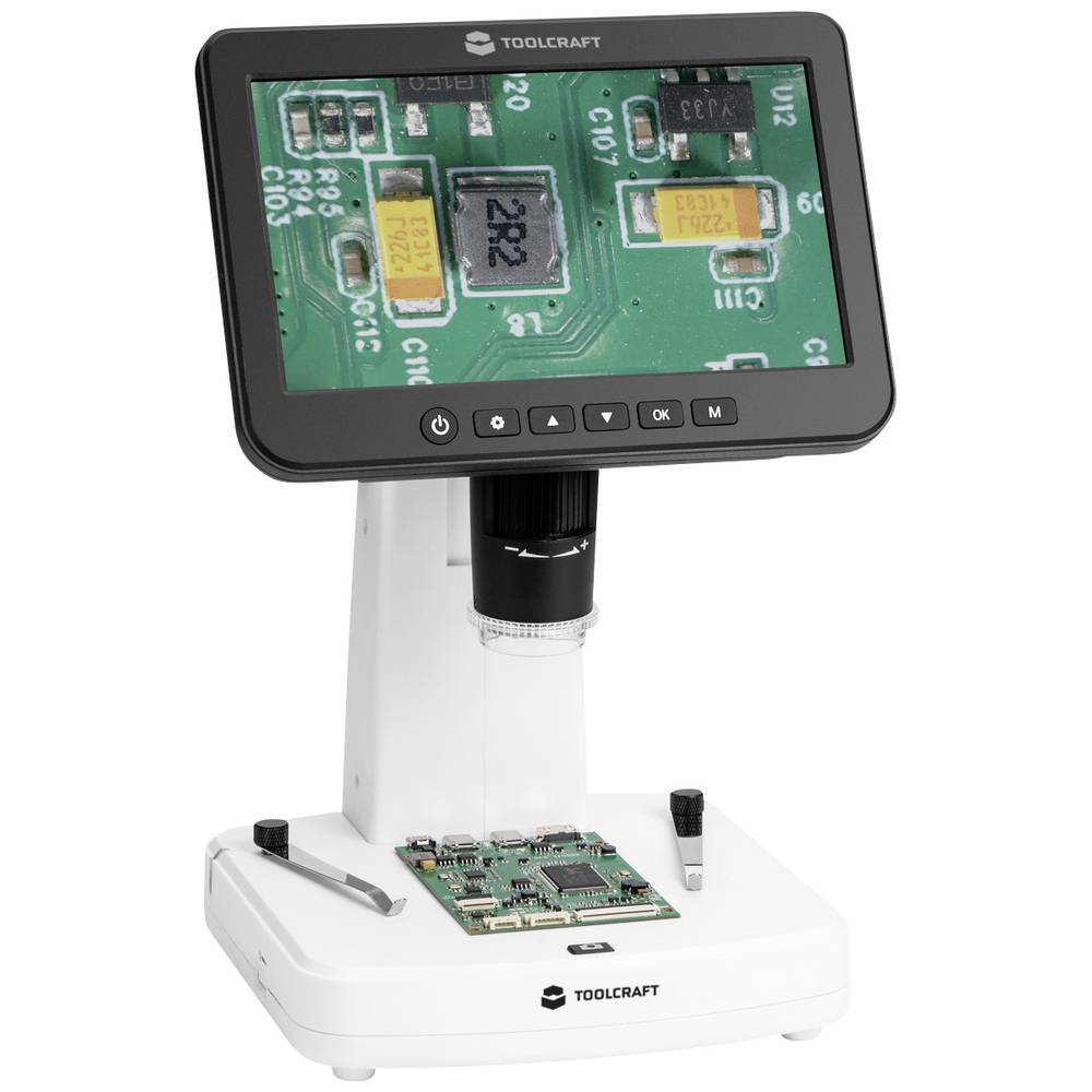 TOOLCRAFT TO-9407067 Цифровой микроскоп 300 x Auflicht Дурхлихт 35190₽