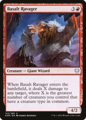 BASALT RAVAGER x4 mtg NM-M Kaldheim 4 Unc