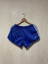 1980s 1990s ADIDAS VINTAGE SHORTS FOOTBALL SOCCER RUNNING sz M 6 MEN BLUE