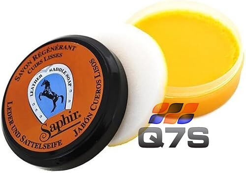 Saphir Beaute Du Cuir Etalon Noir Saddle Soap Smooth Leather Clean Colour Polish