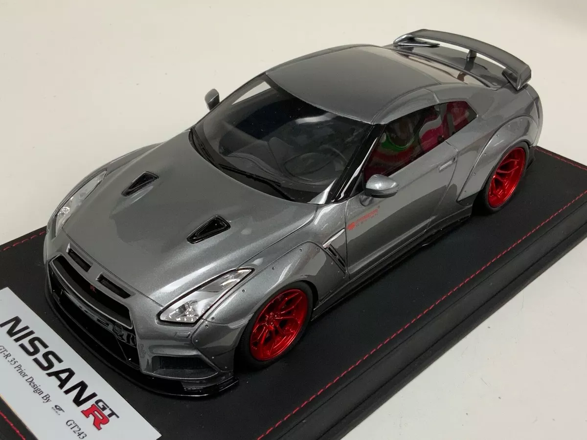 1/18 GT Spirit Nissan GT-R 35 By Prior Design in Silver GT243 Customized AB106