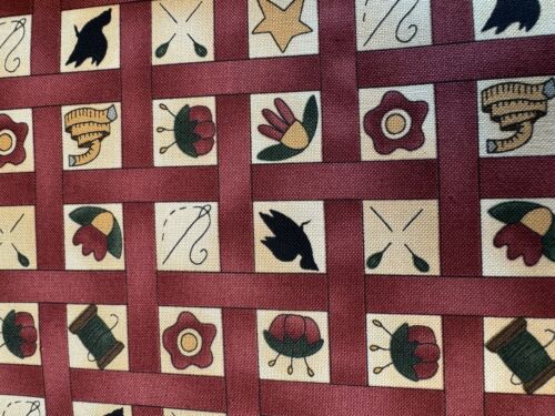 Hometown Quilts quilt fabric by Kathy Schmitz for Moda Fabrics 5793-11 red - Picture 3 of 5