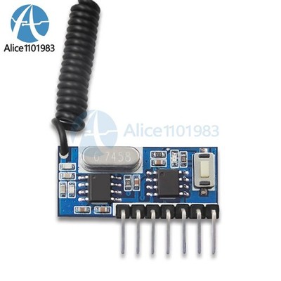 10pcs 315Mhz/433Mhz   4CH RF Receiver 1527 Learning Code Decoder Module #lk