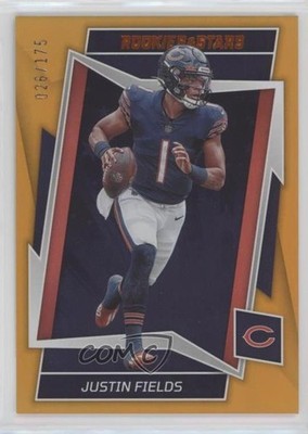 2022 Panini Rookies & Stars Orange /175 Justin Fields #15 0i21