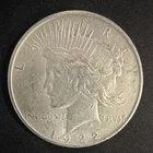 1922-D  Peace Dollar $1 Circulated US Silver Coin Uncertified Collectible