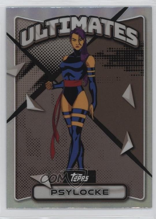 2025 Topps Finest X-Men '97 Uncommon Silver Refractor Psylocke #56 11ye