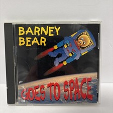 Barney Bear Goes to Space PC CD-ROM Juego 1994 Free Spirit De Colección