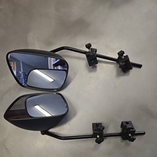 Dometic Milenco Clamp On Towing Mirrors Vehicle Extensions 026161 E11 Set Of 2