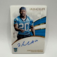 2019 Panini Immcaulte Rookie Autographs Jordan Scarlett #16 /99 CAR
