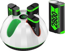 Xbox One X/S Controller Battery Charger Station + 4x 2800mAh Battery Packs