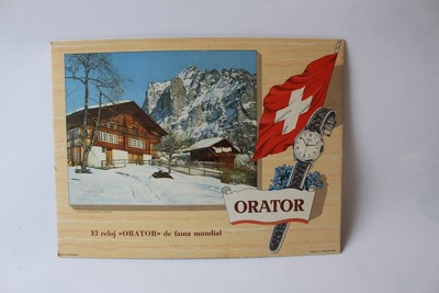 Werbung Uhr ORATOR Schweiz (28539)
