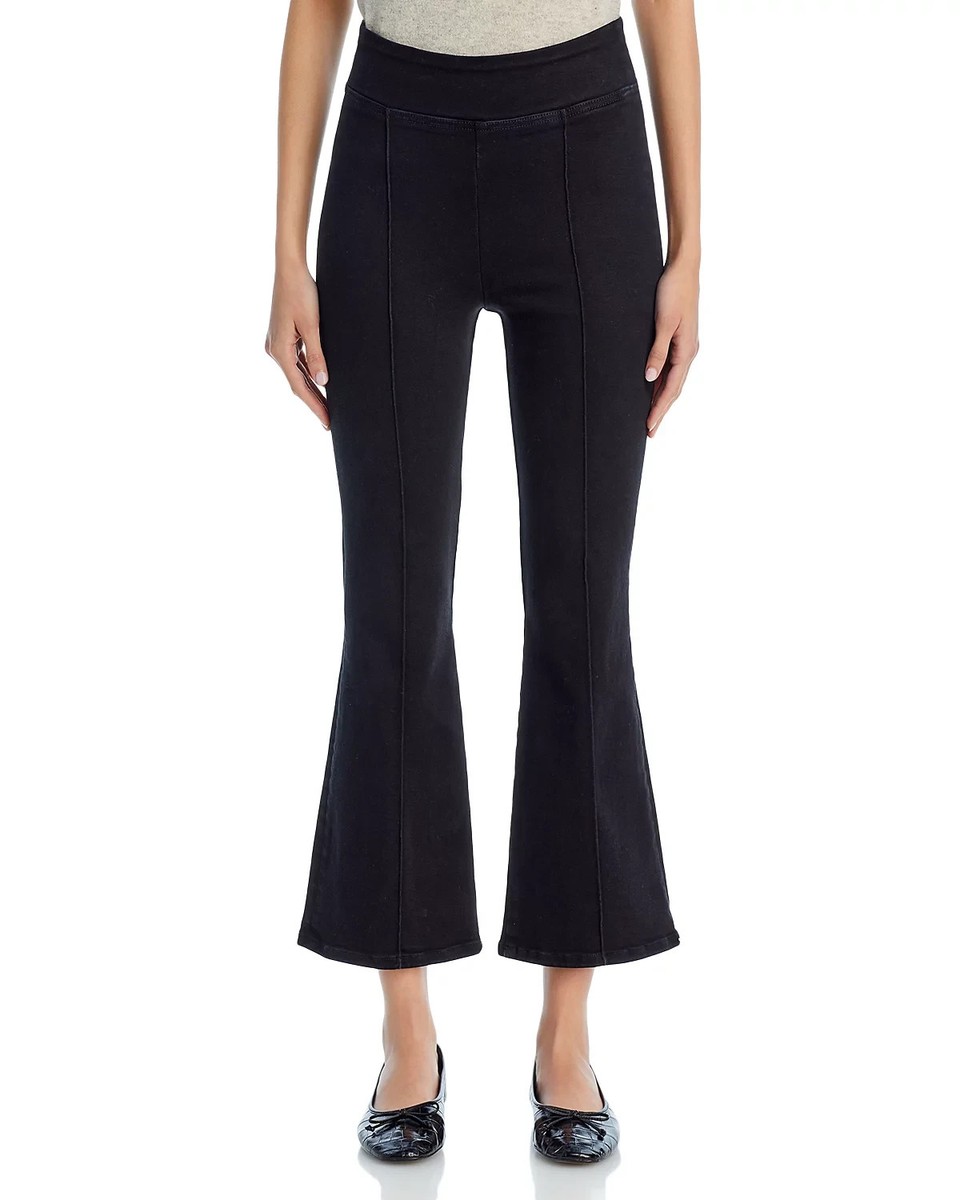 FRAME Jet Set High Rise Crop Mini Flare Leg Jeans MSRP $245