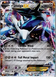 Dialga EX 62/119 XY - Phantom Forces - Pokemon Card - NM