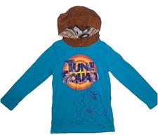 Looney Tunes Taz Hoodie Boys Size 6 Tune Squad Blue