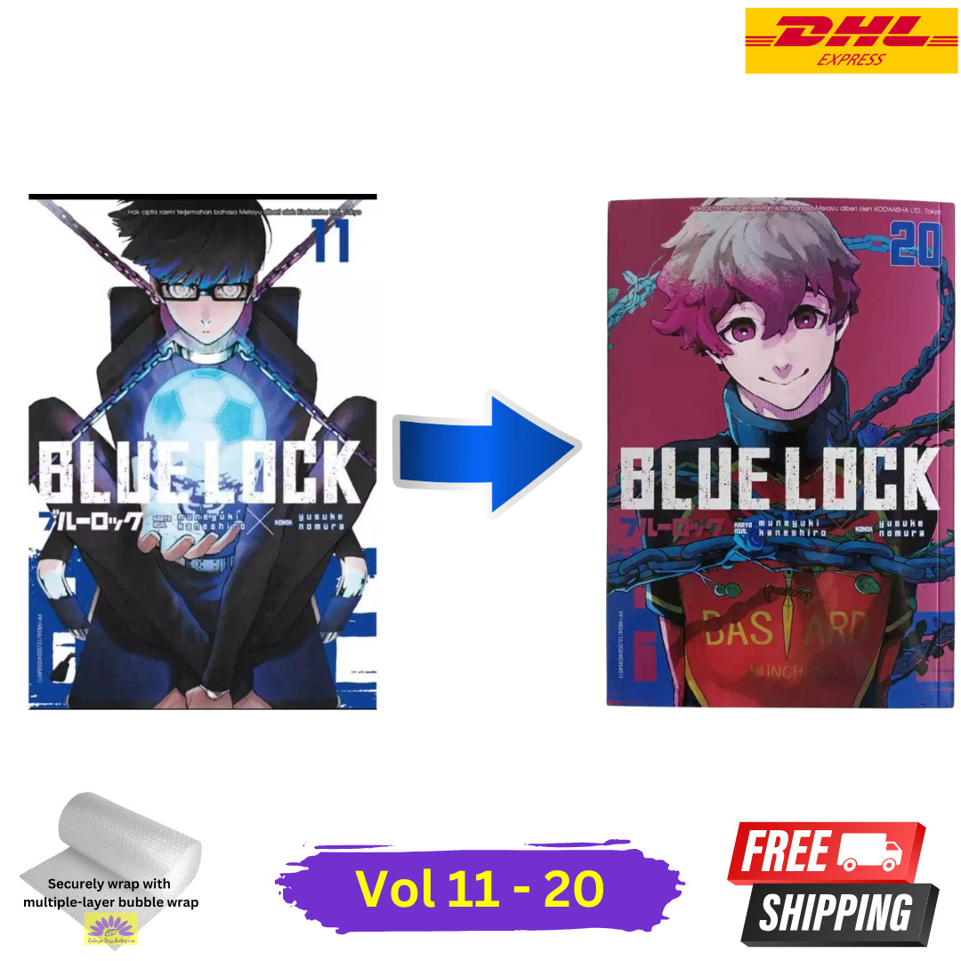 Blue Lock Manga Volume 1-35 English Version (HALF/FULL SET) By Yusuke Nomura DHL