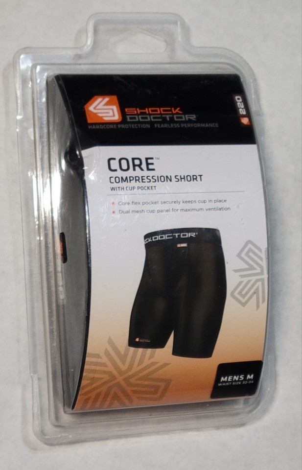 Shock Doctor Men's Ultra Pro Boxer Compression Shorts With Ultra Cup