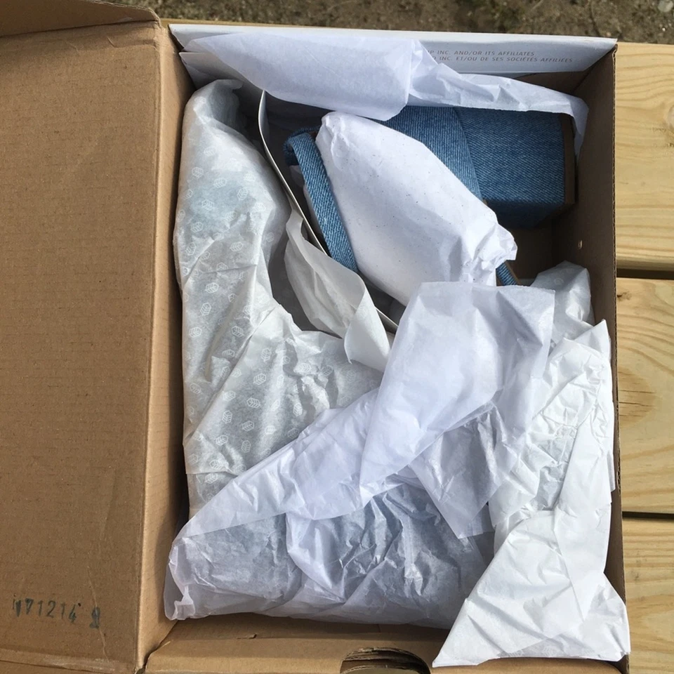 Call It Spring Stangarone Block Heel Sandal Blue 9 - Image 4 of 4