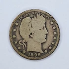 1899-O Barber  Quarter 25C Silver Coin Circulated Free Shipping #SA18