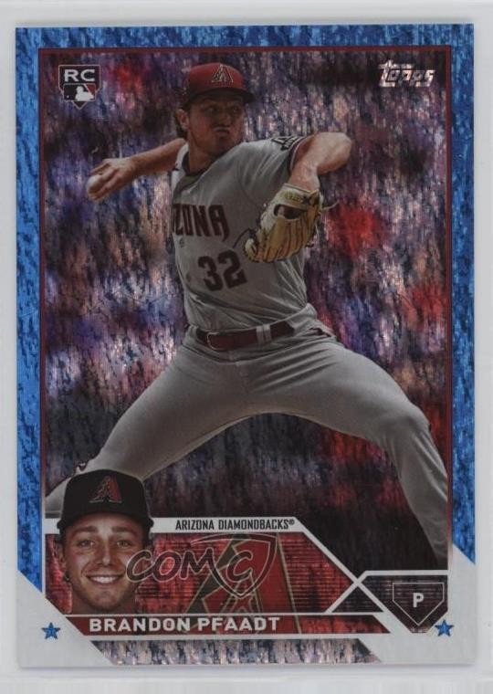 2023 Topps Update Blue Foil /999 Brandon Pfaadt #US6 6a6