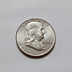 1958 D GEM BU?  90% Silver Franklin Half  Dollar!!    Nice coin!   A337