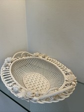 BELLEEK Co Fermanagh Ireland - Marked Basket 5Th Period 1980VTG
