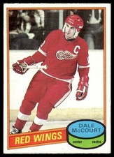 1980-81 O-Pee-Chee Vintage OPC Set Break Dale McCourt Detroit Red Wings #245
