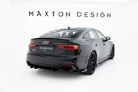 Diffusor Flaps Passend FüR Ford Audi RS5 Coupe / Sportback F5 Schwarz Hochglanz