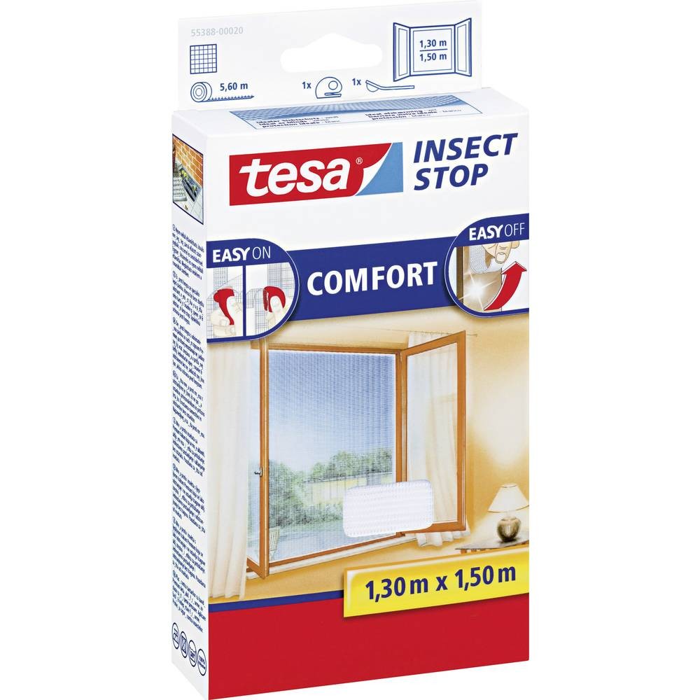 Moustiquaire tesa fenêtre 150x130 pour des nuits d'été fraîches