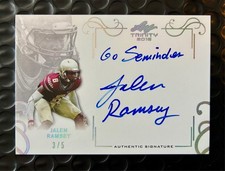 2016 Leaf Trinity JALEN RAMSEY AUTOGRAPH RC Rookie Florida State Seminoles /5
