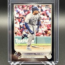 2022 Topps Series 1 - Emmanuel Rivera #18 Black Parallel Foil SP 40/71 (RC) SP