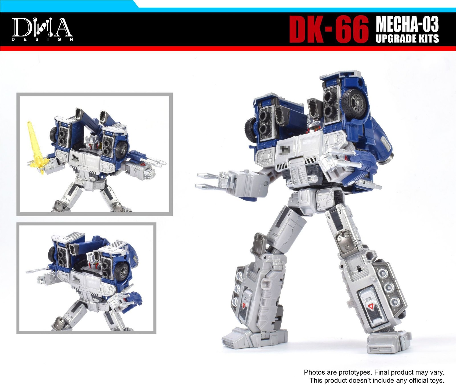 DNA Design DK-66 Upgrade Kit for Mecha-03 (Optimus Prime Type MFS-3) US SELLER