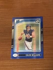 2024 Panini Donruss Optic Rated Rookie Caleb Williams #201 Blue Hyper Prizm (RC)