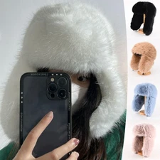 Windproof Fleece Lined Mao Mao Lei Feng Hat With Thickened Ear Protection For Ou