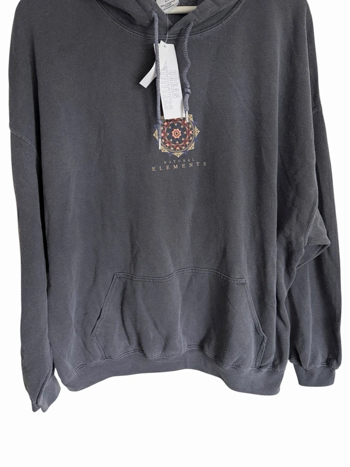 Urban Outfitters Mandala Hoodie Graphic Front Back New RRP £55 Size L - Image 3 of 4