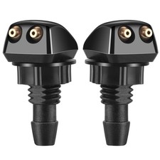 2pcs Front Windshield Washer Nozzles Windshield Wiper Sprayer Nozzle Jet Kit...