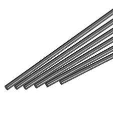 10 Pcs Carbon Fiber Rod, 6mm x 400mm for RC Plane DIY Tool Wing Tube Quadcopt...