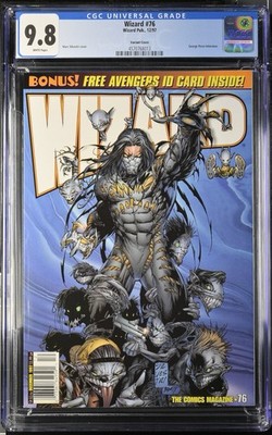 Wizard Magazine #76 CGC 9.8 only 1 Census 1997 Darkness Silvestri Variant Cover