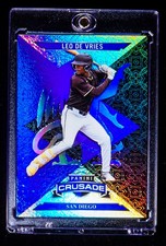 Leo De Vries RARE REFRACTOR BLUE HOLO PRIZM INVESTMENT ROOKIE CARD SSP RC