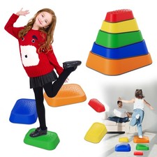 5 x Balanciersteine Kinder Gleichgewichtssteine Motoriksteine Spielzeug Balance