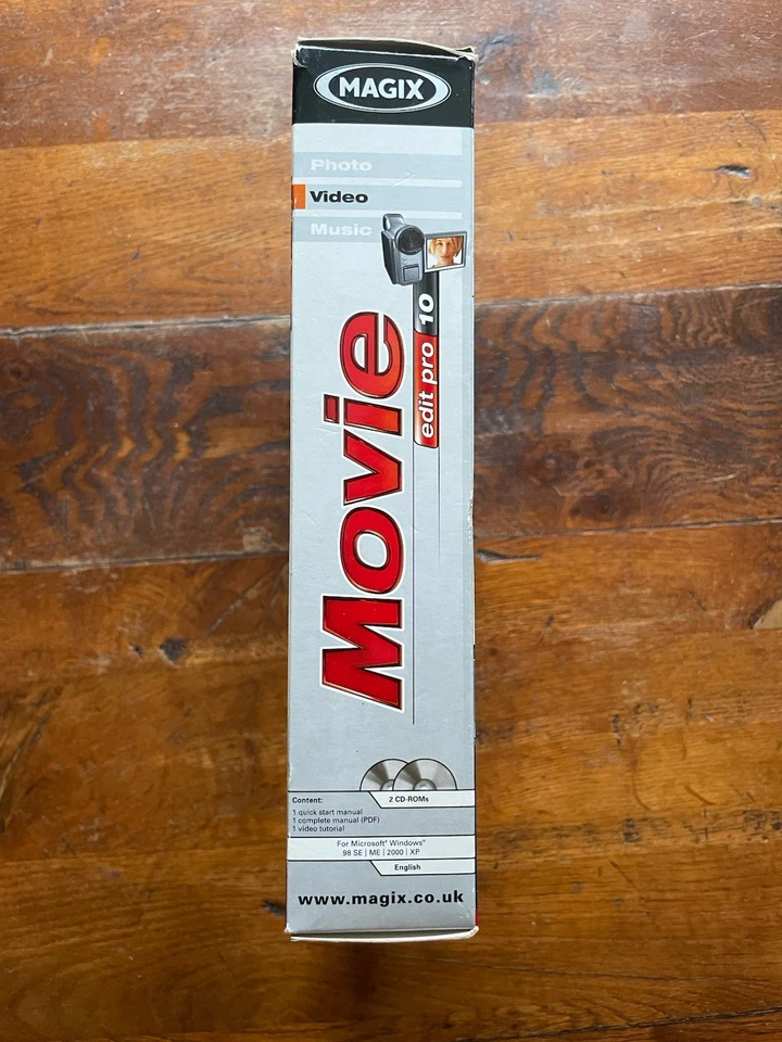Big Box PC CD ROM Software Magix Movie Edit Pro 10 Windows Vista / Complete - Image 2 of 4