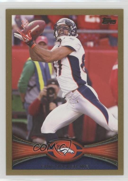 2012 Topps Gold 254/2012 Eric Decker #33 0af