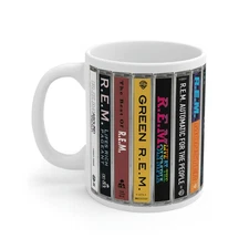 R.E.M. Cassette Albums Coffee Mug