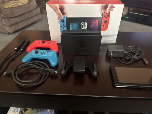 Nintendo Switch 32GB Handheld Console - Neon Red/Neon Blue Will Not Power On