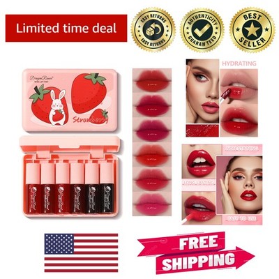 Chic 6 Colors Lip Tint and Blush - Moisturizing, Long-Lasting Waterproof Formula