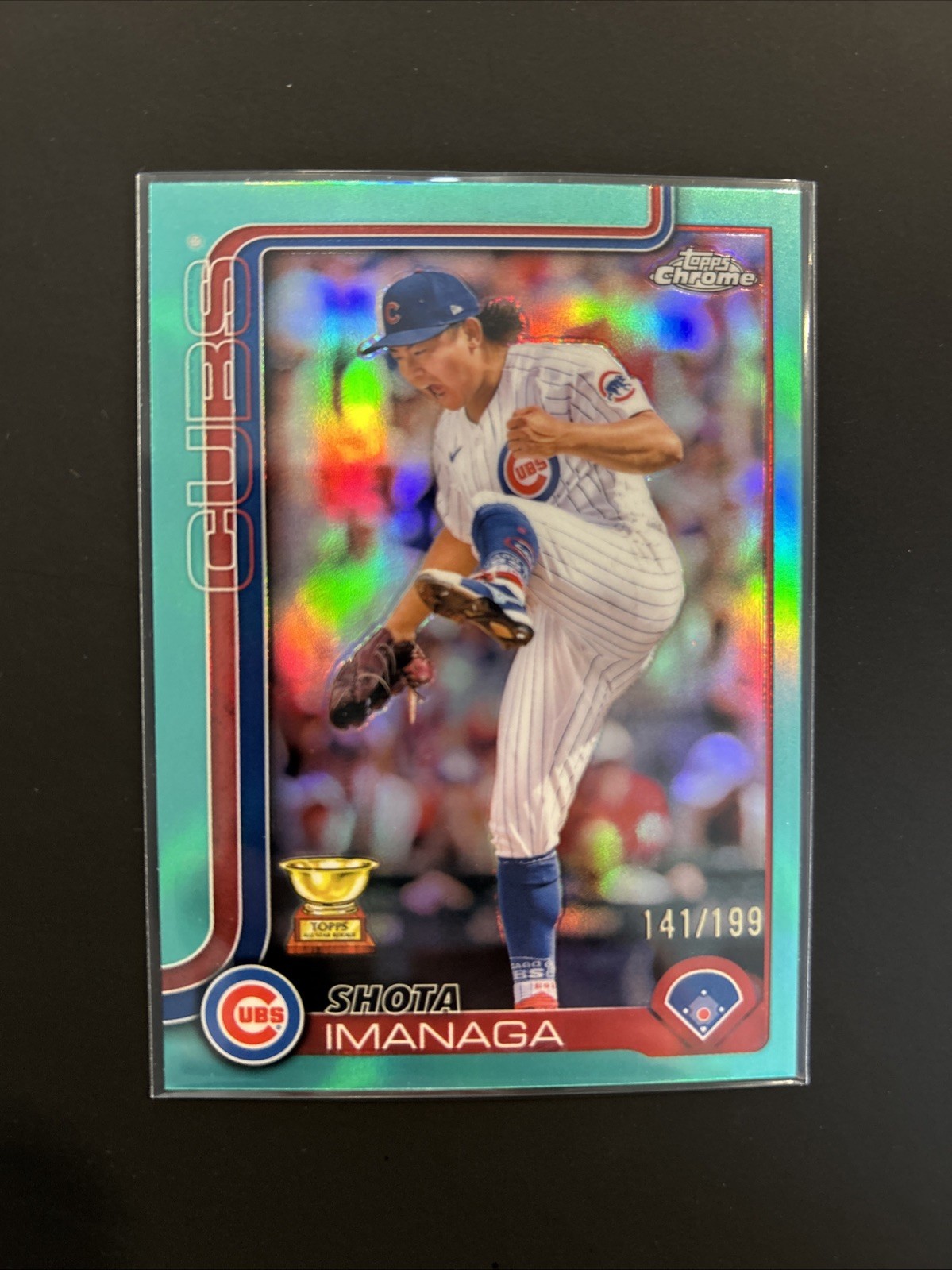 2025 Topps Chrome - Shota Imanaga #149 Aqua Refractor /199